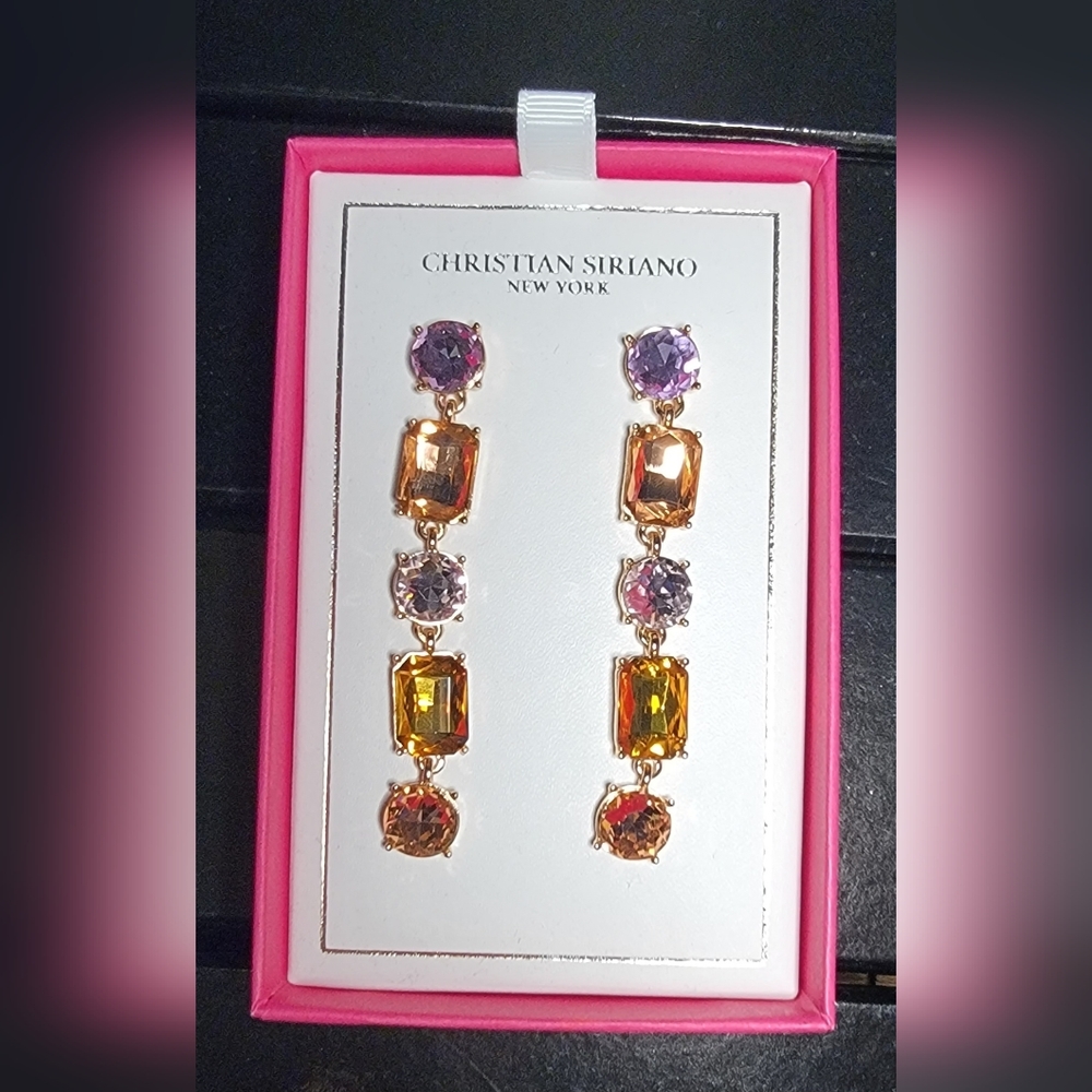 Christian Siriano earrings NIB
